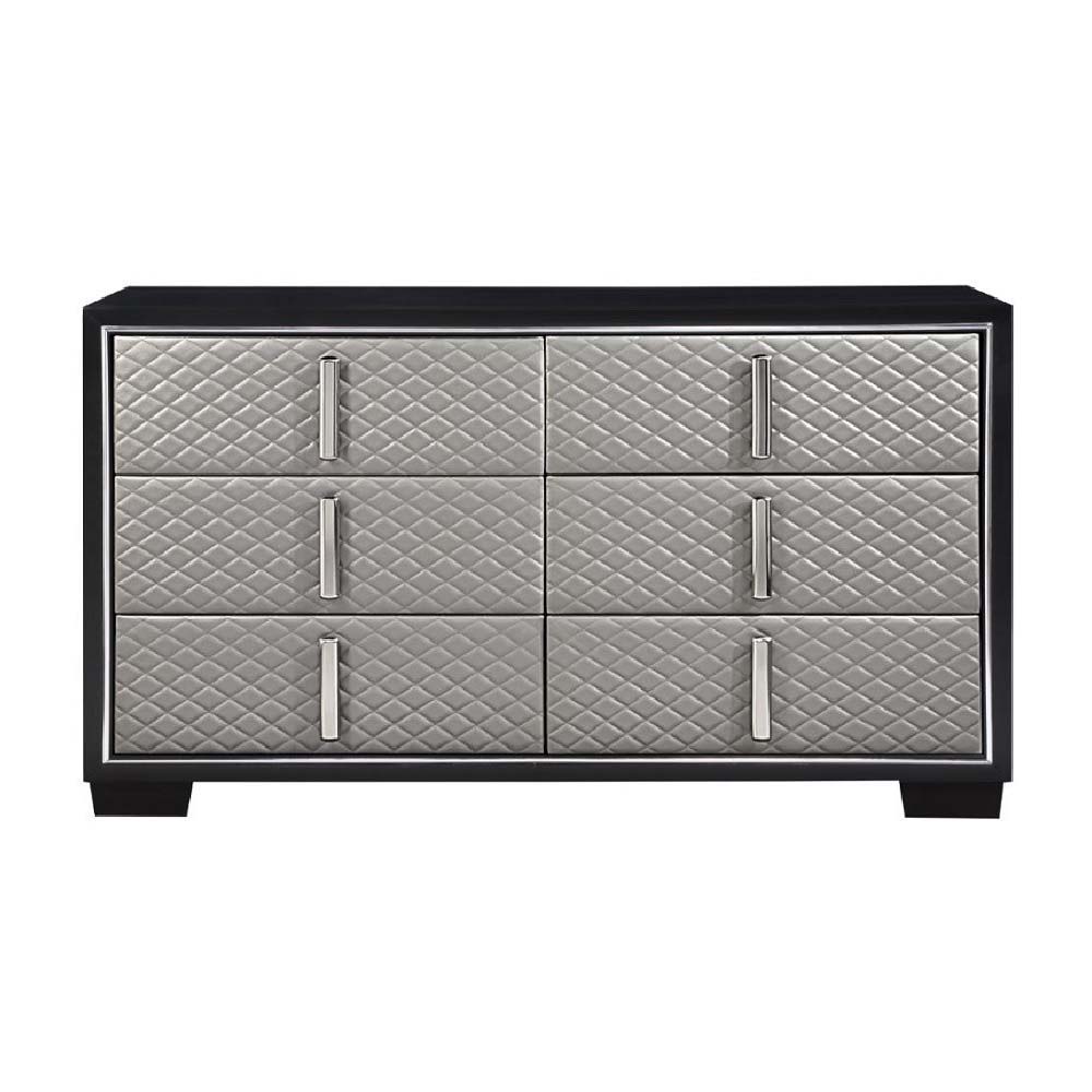nicola-dresser-silver-synthetic-leather-black