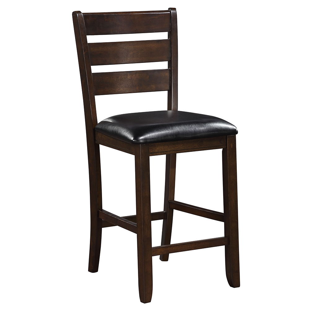 urbana-counter-height-chair-set-of-2-black-synthetic-leather-espresso