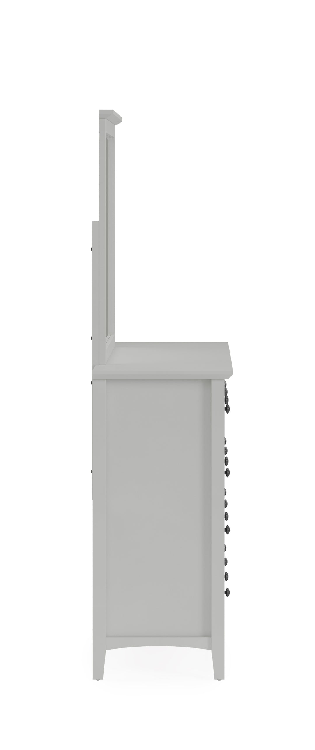 Modus Furniture Pnkg82A Grace Eight Drawer Dresser In Elephant Gray 2024