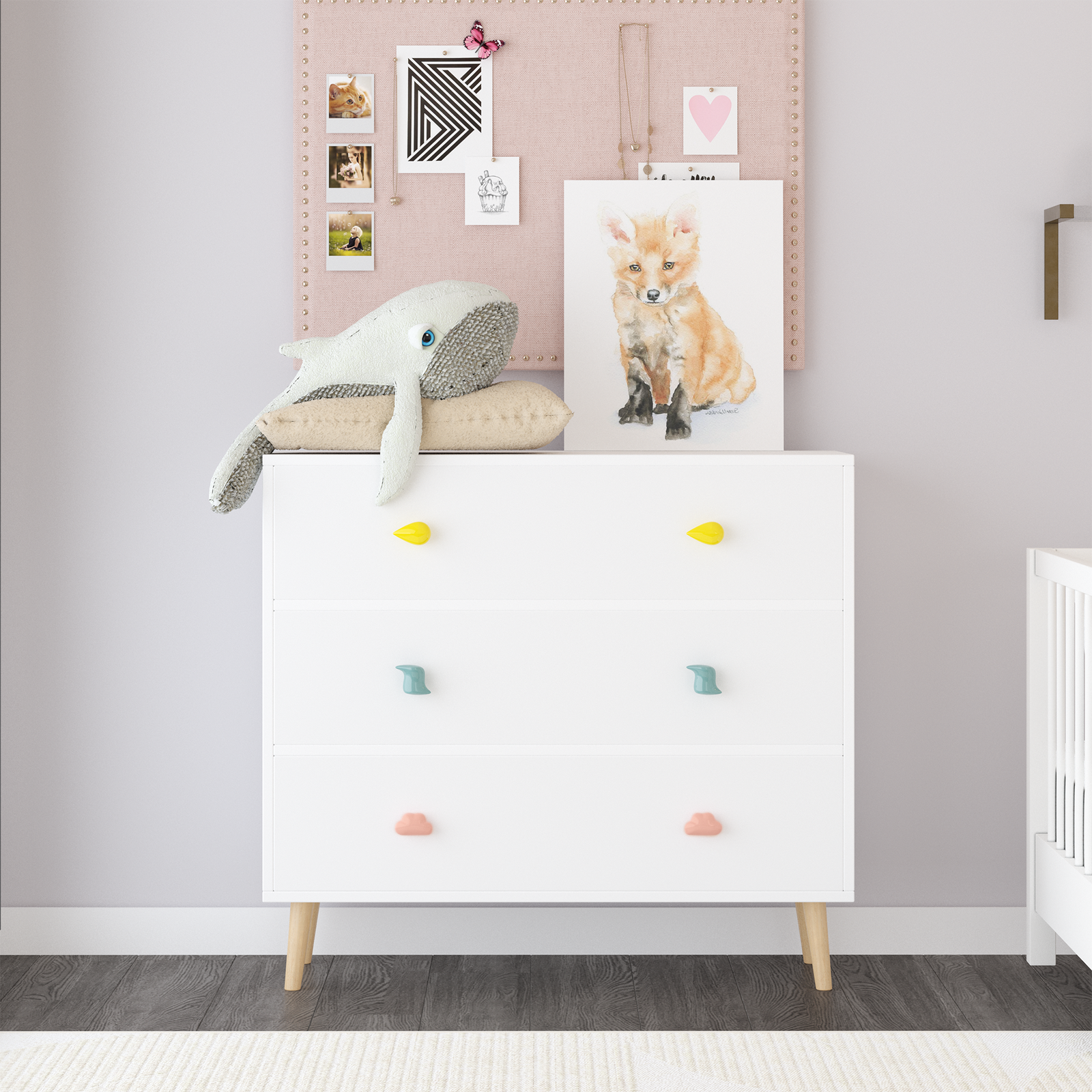 kids-3-drawer-dresser-baby-storage-cabinet-for-nursery-white