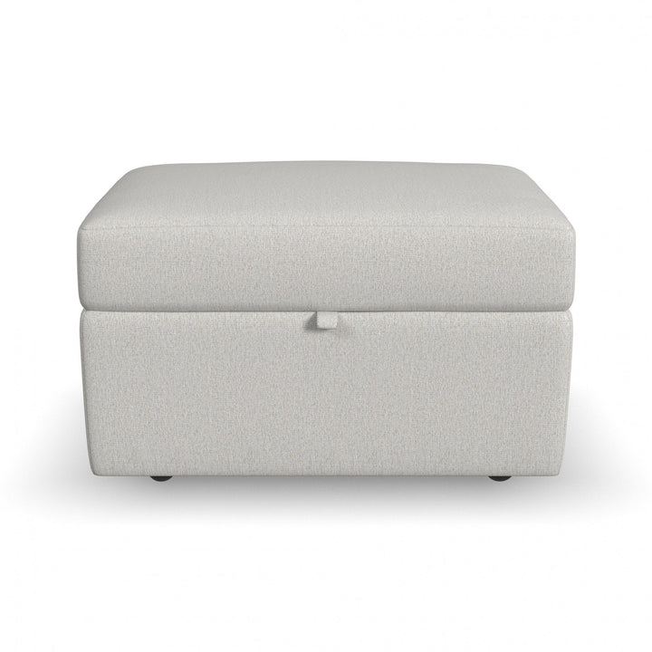 Flex Square Storage Ottoman Light Gray
