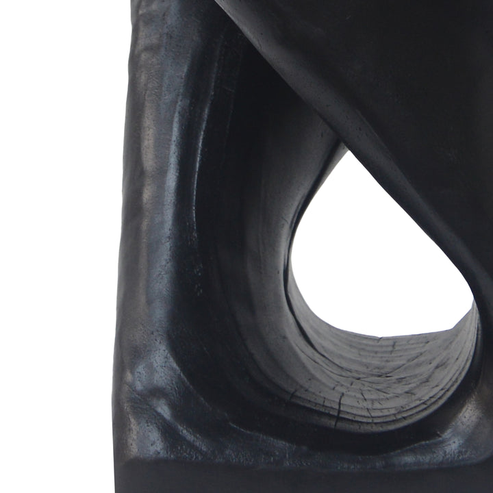 twisted-shape-side-table-with-wood-like-texture-in-black-magnesium-oxide