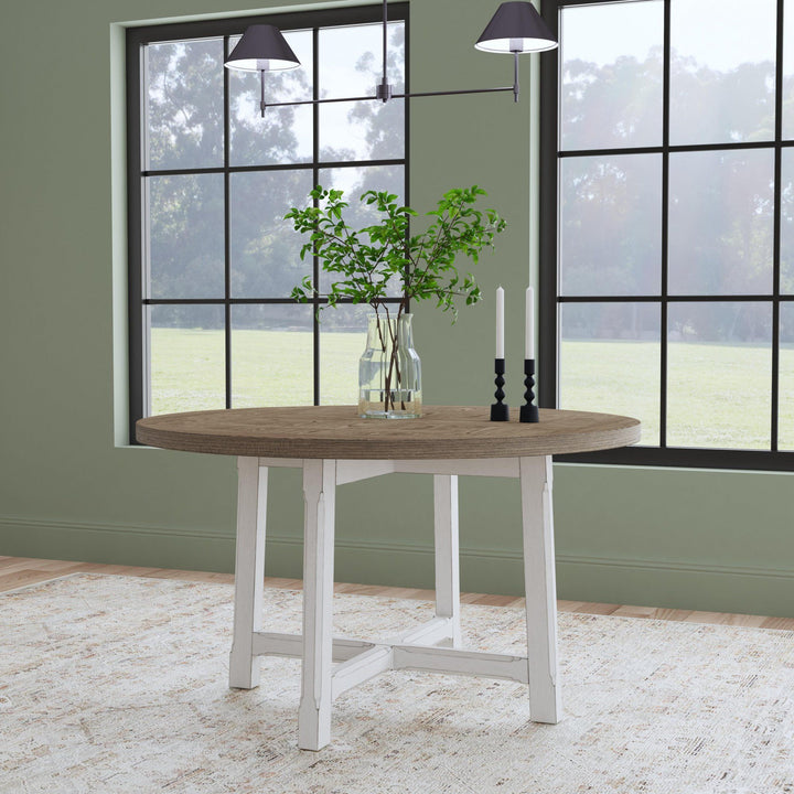 Melody Round Dining Table White