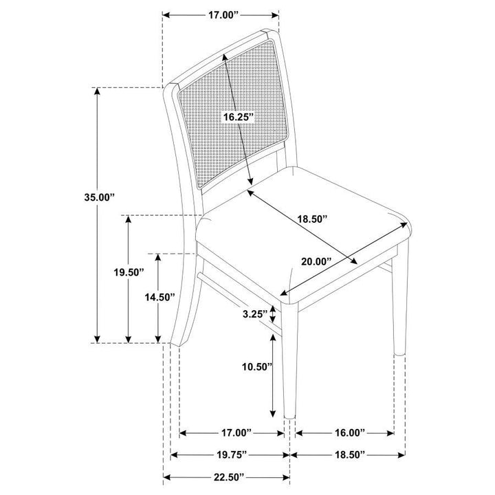 Arini - 5 Piece Extension Leaf Dining Table Set - Black