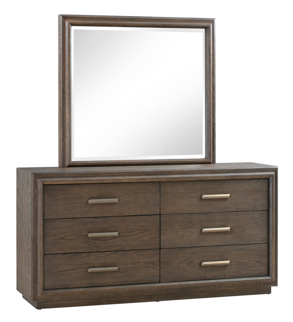 Modus Furniture Gbca82A Lawson Six Drawer Wood Dresser In Big Bear Brown 2024