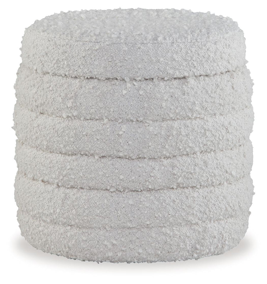 Duntler - Storage Ottoman - Ivory