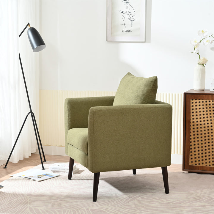 mid-century-fabric-lounge-chair-with-pillow-in-olive-green-w1028p188577
