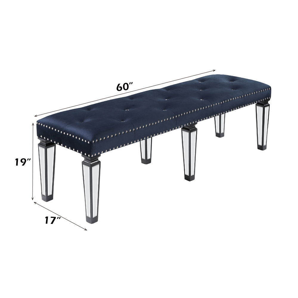 varian-ii-bench-mirrored-dark-navy-velvet-black-sliver