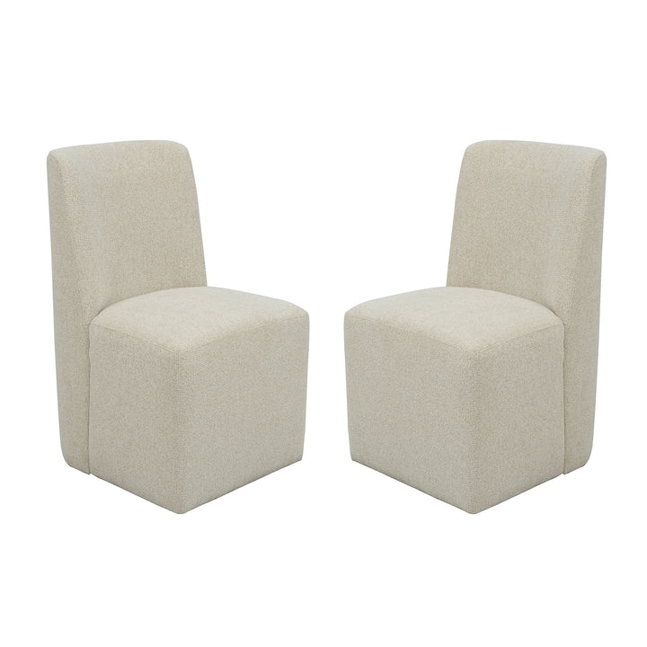 Waterfall Pair of Upholstered Dining Chairs