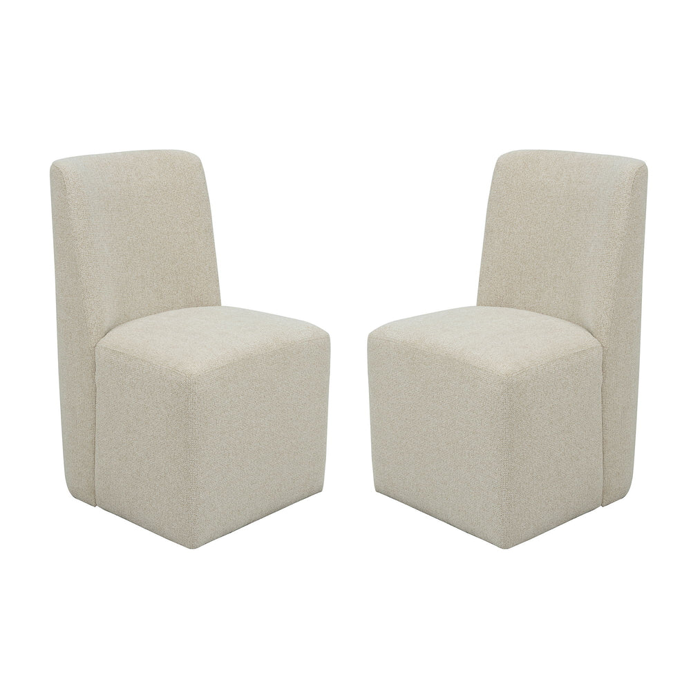 Waterfall Pair of Upholstered Dining Chairs