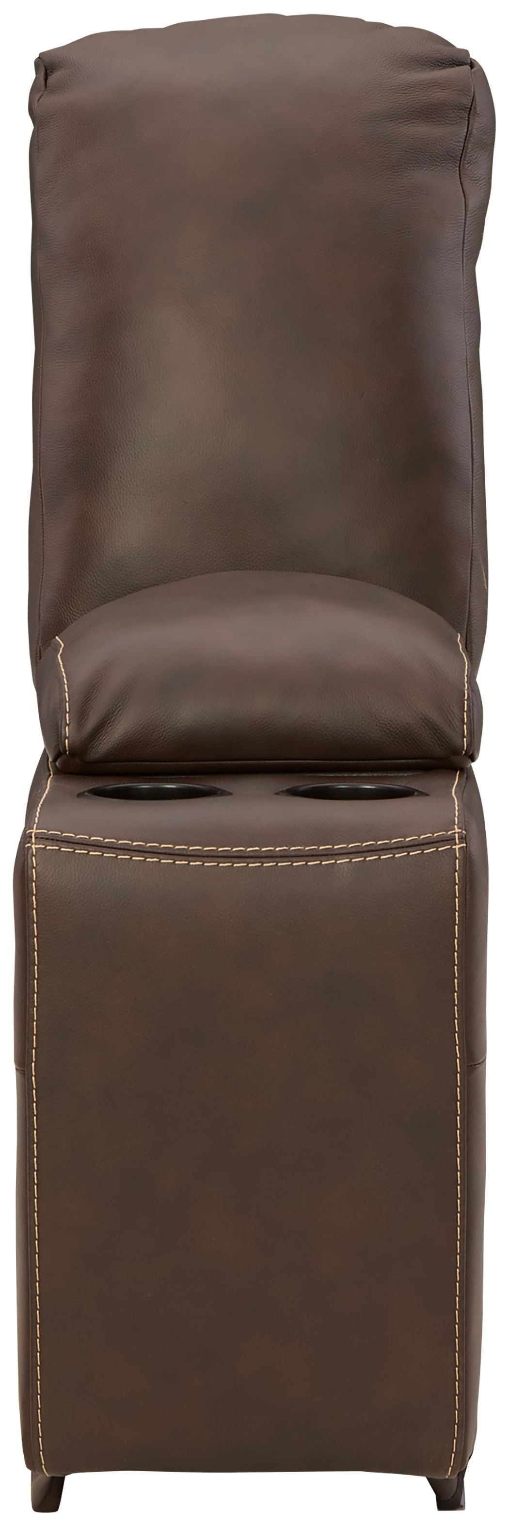 Dunleith - 7-Piece Power Reclining Sectional With LAF And RAF Zero Wall Power Recliners - Chocolate by Ashley Furniture product image