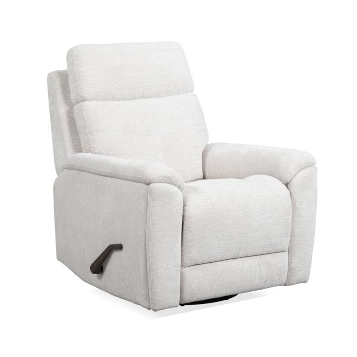 Refined Swivel Gliding Recliner Pearl