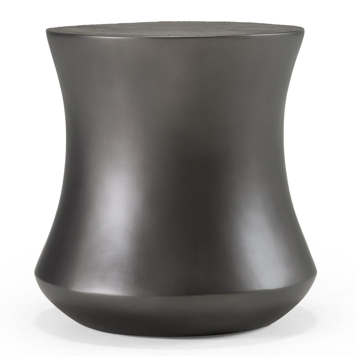 Airdrie - Modern Antique Grey End Table
