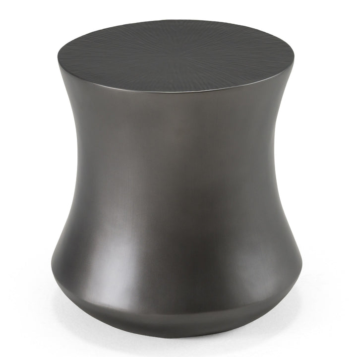 Airdrie - Modern Antique Grey End Table