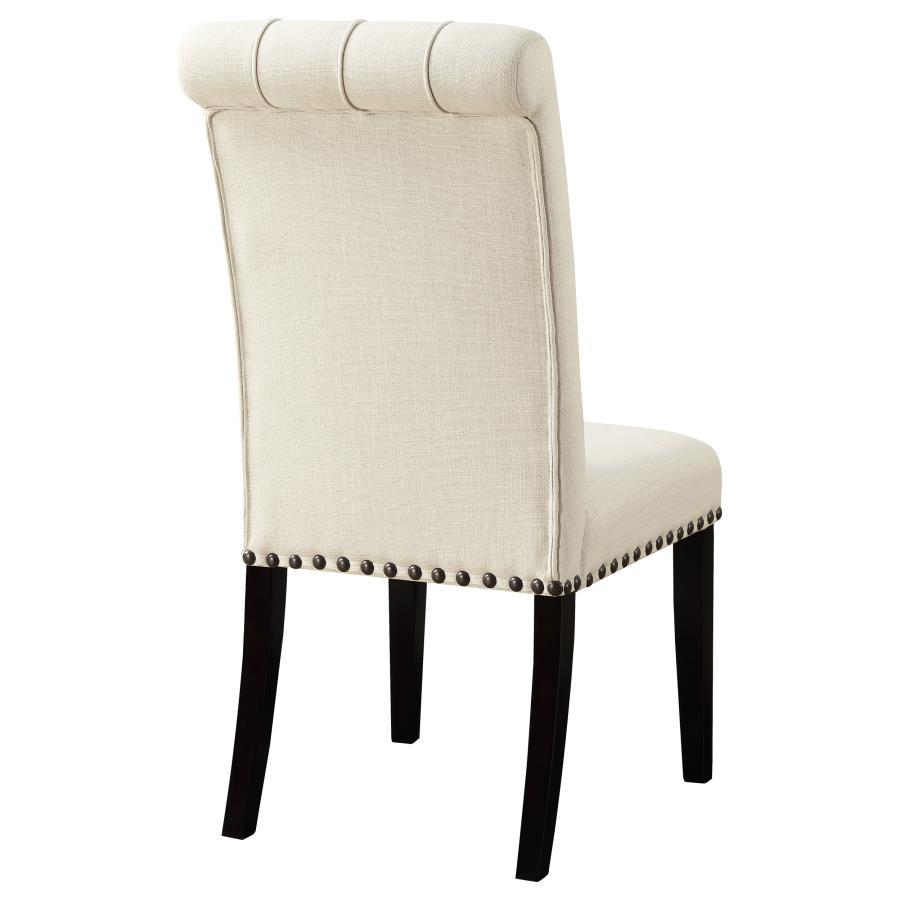 Alana - Fabric Upholstered Dining Side Chair (Set of 2) - Beige Chair Set modern furniture Contempo Furniture