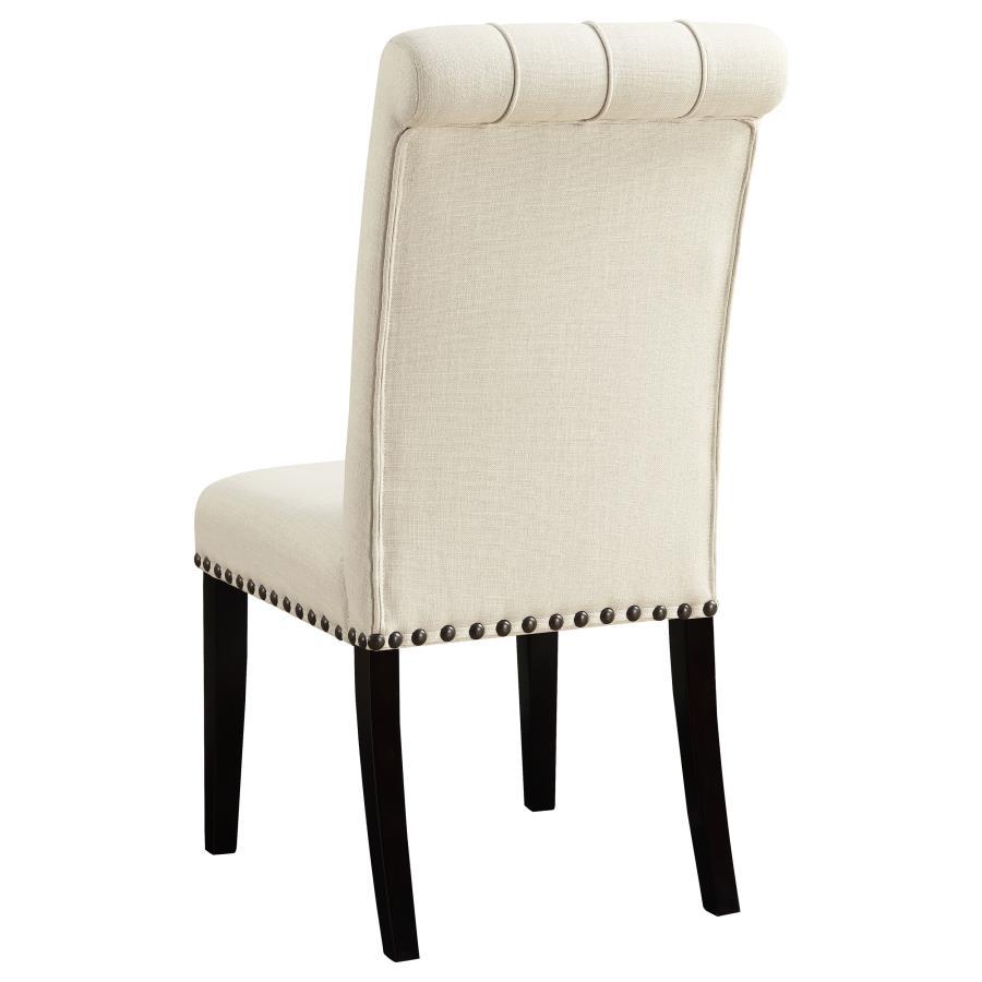 Alana - Fabric Upholstered Dining Side Chair (Set of 2) - Beige Chair Set modern furniture Contempo Furniture