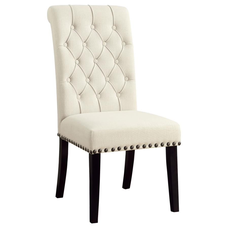 Alana - Fabric Upholstered Dining Side Chair (Set of 2) - Beige Chair Set modern furniture Contempo Furniture