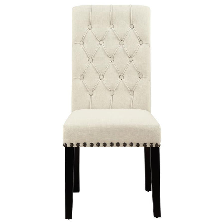 Alana - Fabric Upholstered Dining Side Chair (Set of 2) - Beige Chair Set modern furniture Contempo Furniture