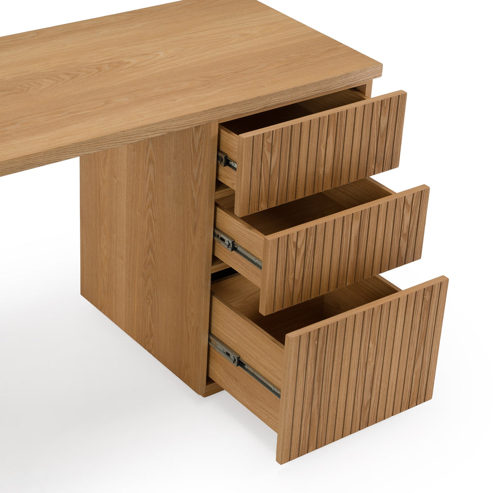 Albrite - Modern Natural Ash Desk - View 6
