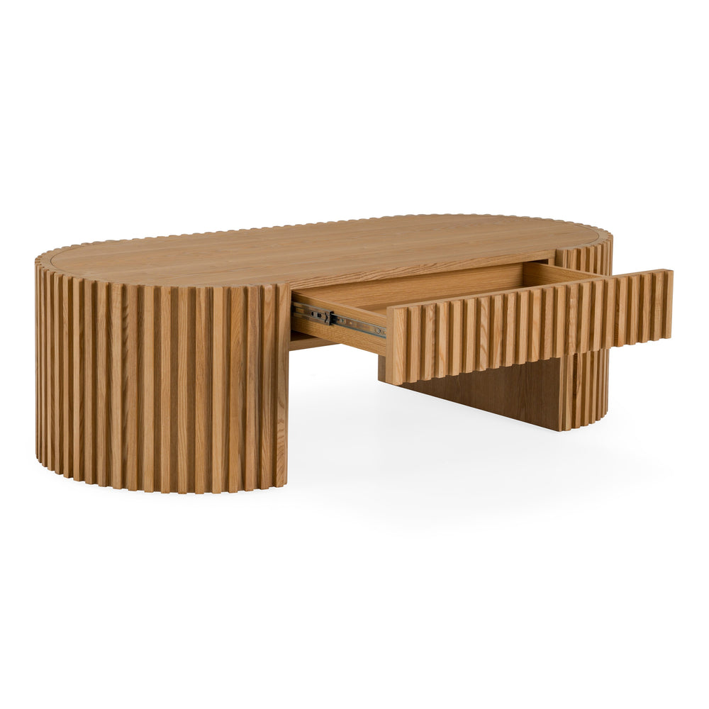 Albrite - Modern Natural Ash Coffee Table - View 4
