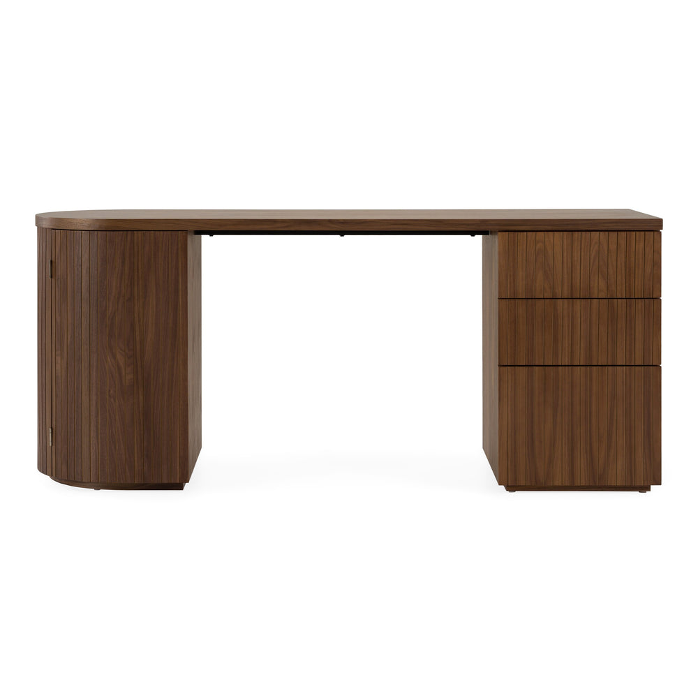 Albrite - Modern Walnut Desk