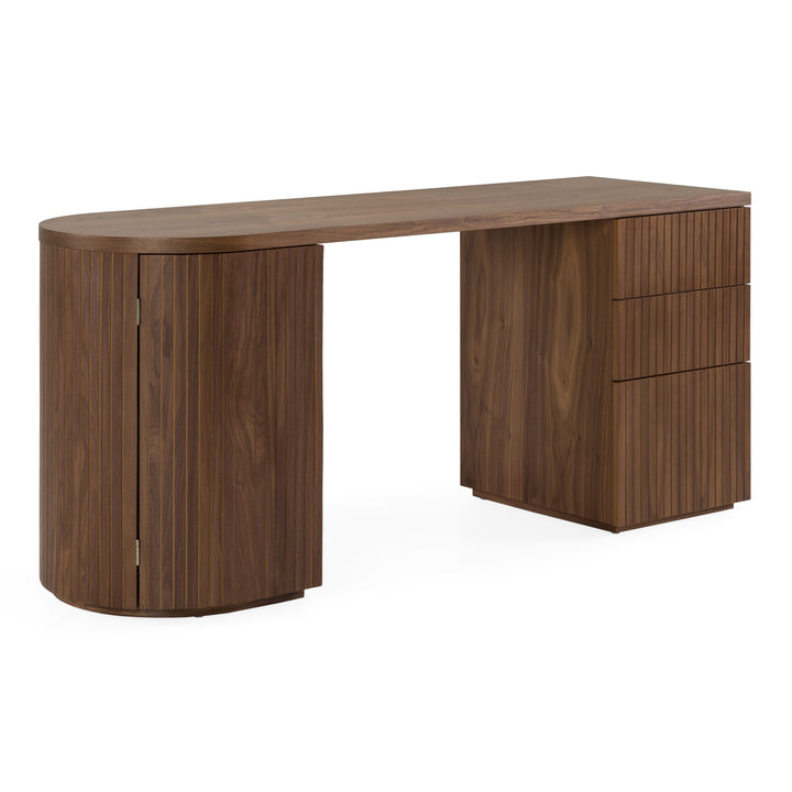 Albrite - Modern Walnut Desk