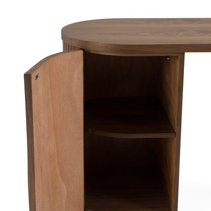 Albrite - Modern Walnut Desk