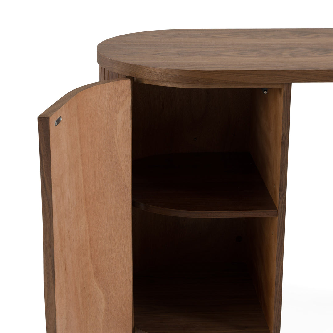 Albrite - Modern Walnut Desk