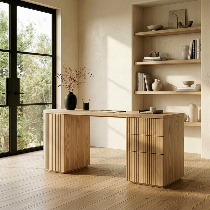 Albrite - Modern Natural Ash Desk