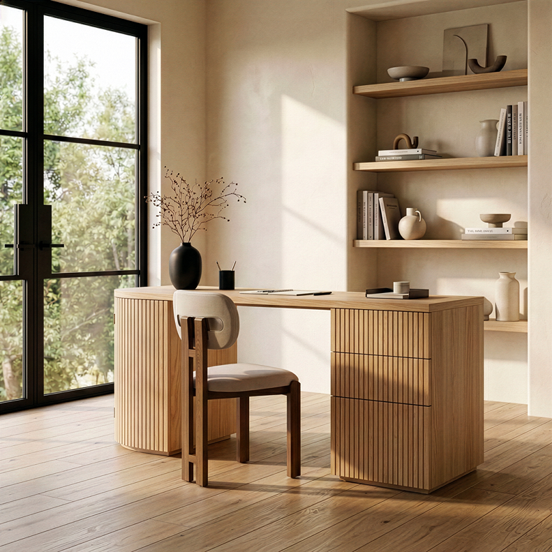 Albrite - Modern Natural Ash Desk