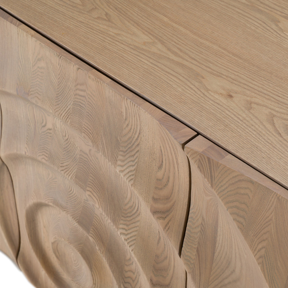 Aleutian - Modern Buckwheat Ash Buffet - View 4