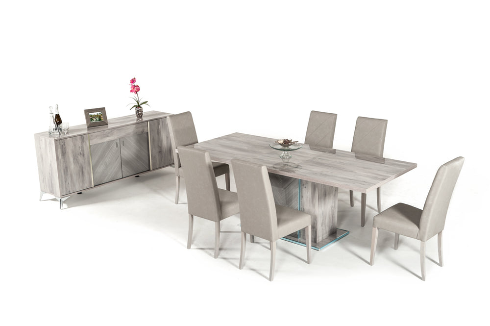 Alexa Italian Modern Grey Buffet