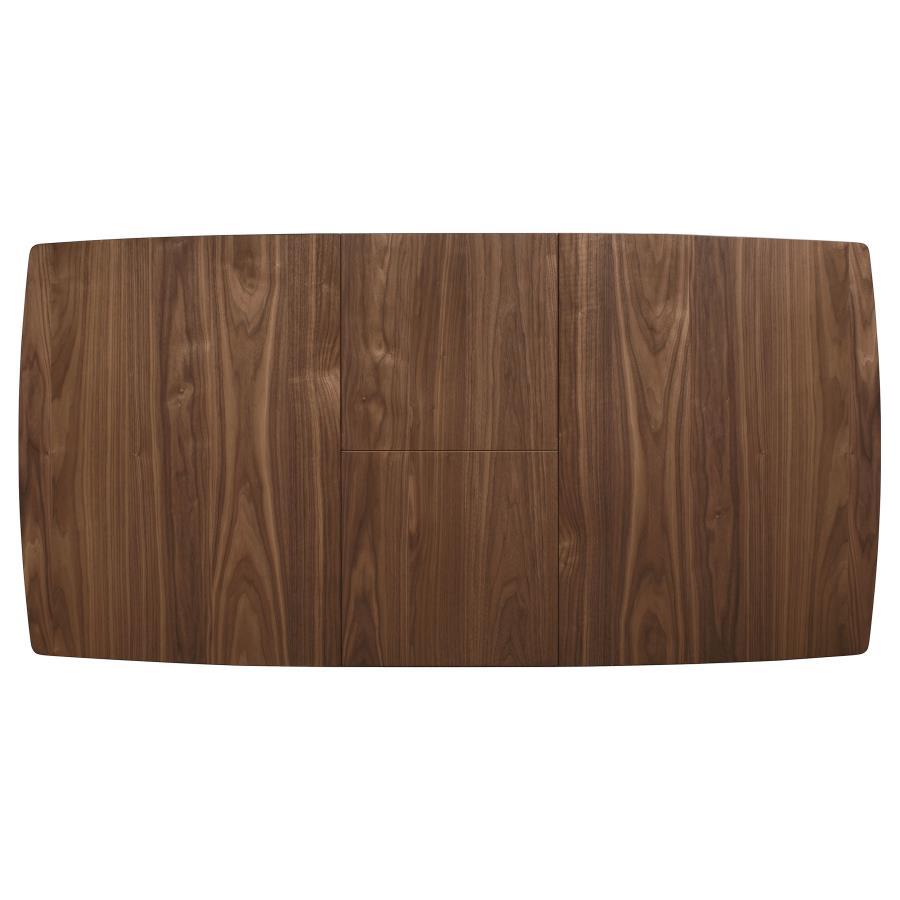 Alfredo - 6 Piece Butterfly Leaf Dining Set - Natural Walnut 6 - Piece Dining Room Set modern furniture Contempo Furniture