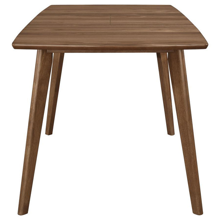 Alfredo - 6 Piece Butterfly Leaf Dining Set - Natural Walnut 6 - Piece Dining Room Set modern furniture Contempo Furniture