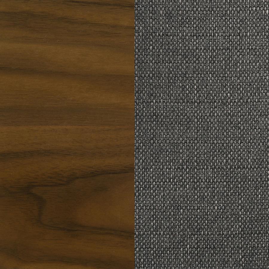 Alfredo - Dining Side Chair (Set of 2) - Gray And Natural Walnut Chair Set modern furniture Contempo Furniture