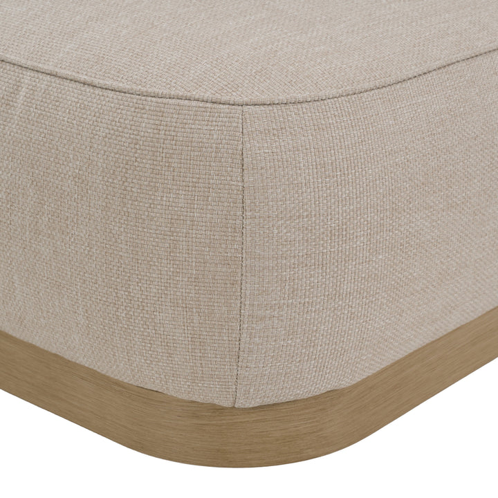 Alicante - Outdoor Grey Fabric + Latte 5-Piece Sofa Set