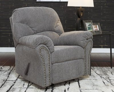 Allmaxx Recliner - Dark Gray Rocker Chair modern furniture Contempo Furniture
