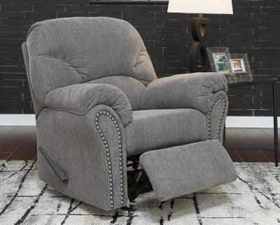 Allmaxx Recliner - Dark Gray Rocker Chair modern furniture Contempo Furniture