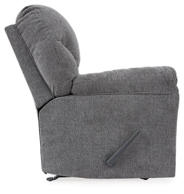 Allmaxx Recliner - Dark Gray Rocker Chair modern furniture Contempo Furniture