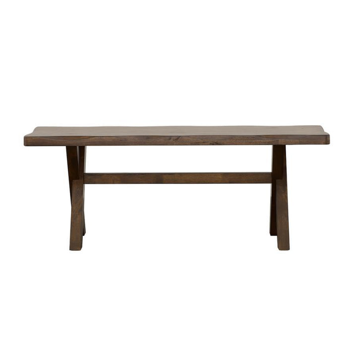 Alston - Wood Dining Bench - Knotty Nutmeg Dining Bench modern furniture Contempo Furniture