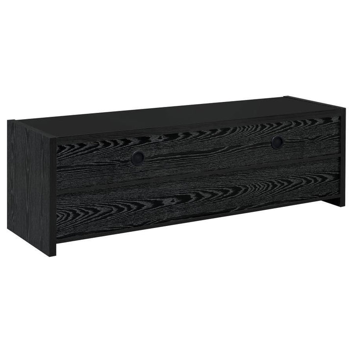 Alton - 3 - Drawer Engineered Wood TV Stand - Black Oak TV Stand modern furniture Contempo Furniture
