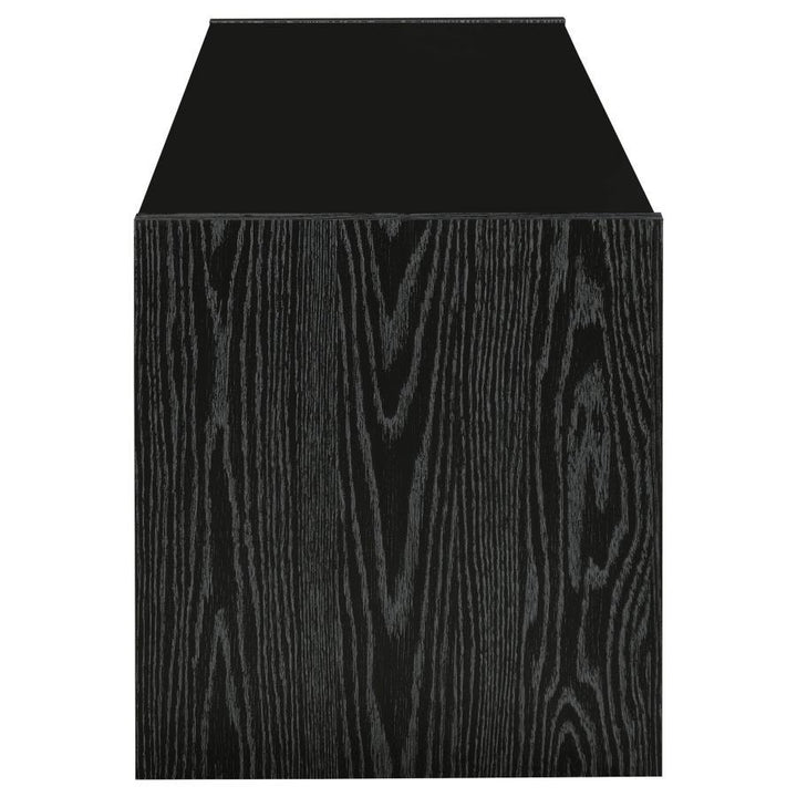 Alton - 3 - Drawer Engineered Wood TV Stand - Black Oak TV Stand modern furniture Contempo Furniture