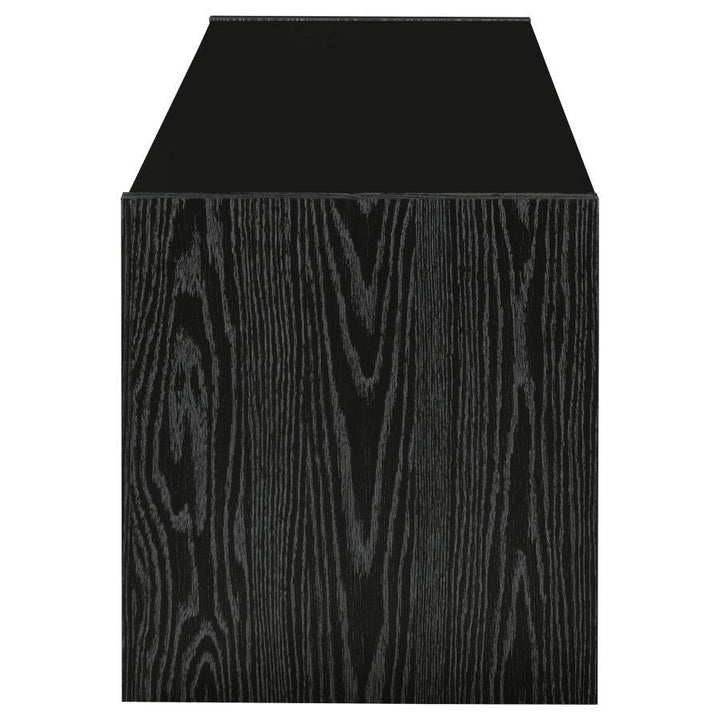 Alton - 3 - Drawer Engineered Wood TV Stand - Black Oak TV Stand modern furniture Contempo Furniture