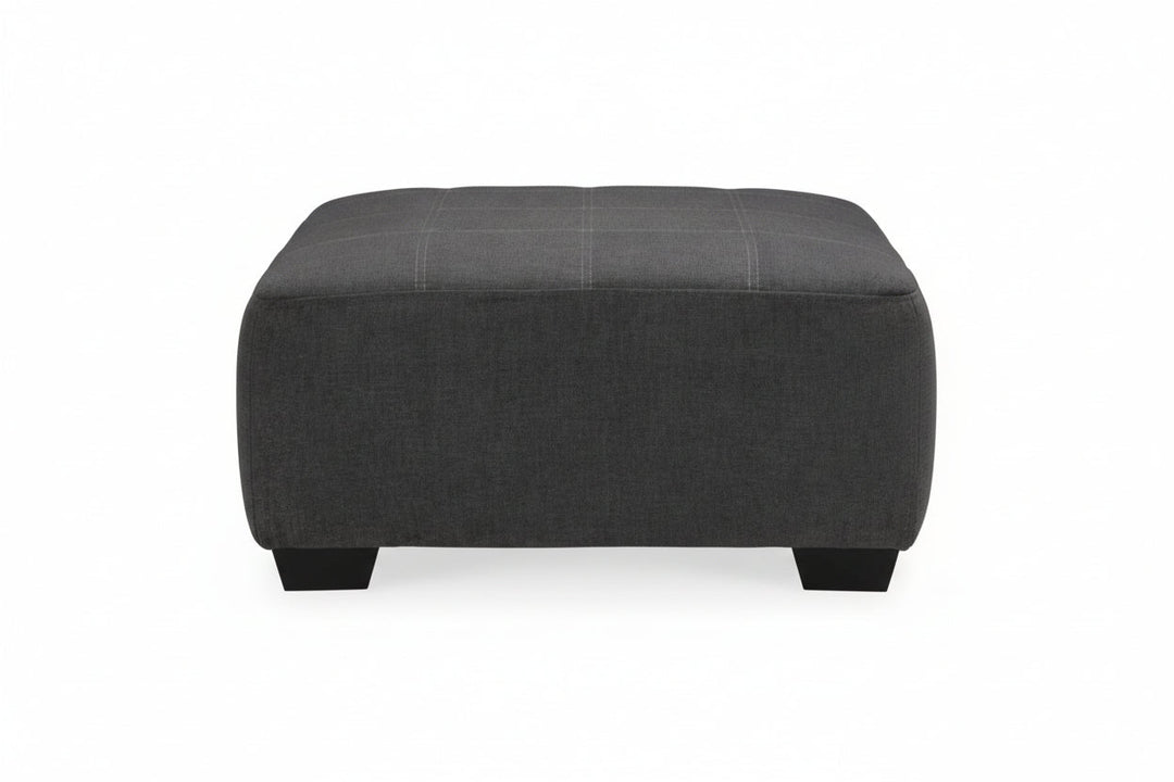 Ambee Oversized Accent Ottoman - Dark Gray Accent Ottoman modern furniture Contempo Furniture