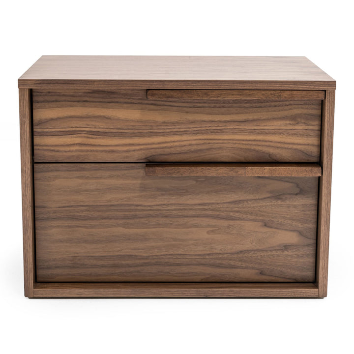 Amberlie - Modern Walnut Nightstand