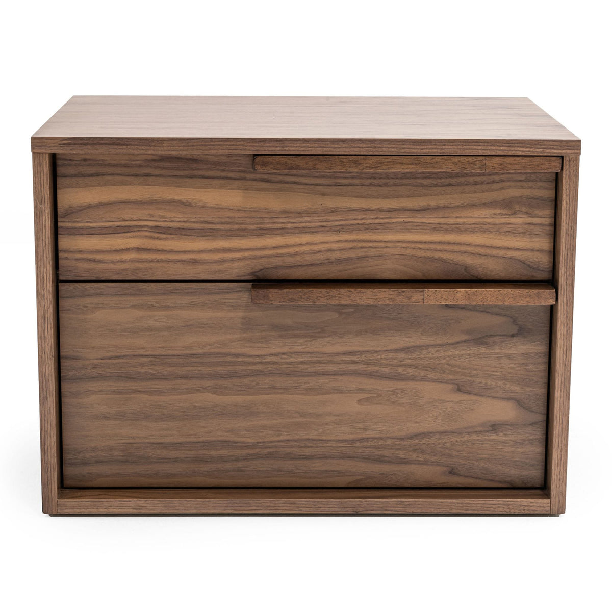 Amberlie - Modern Walnut Nightstand