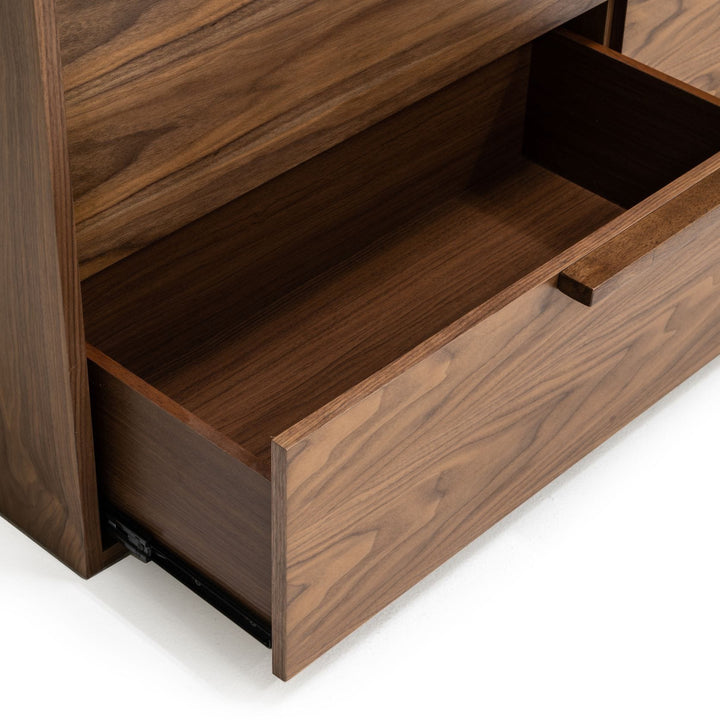 Amberlie - Modern Walnut Dresser