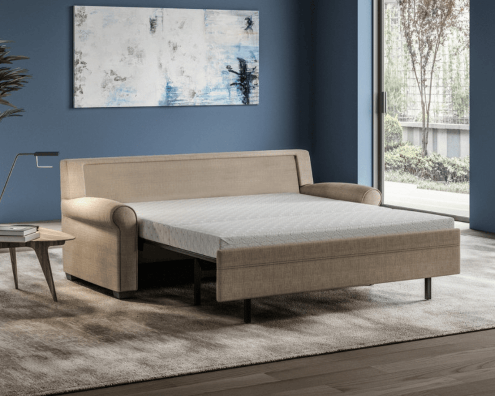 American Leather Gaines Comfort Sleeper Custom Sleeper Sofa modern furniture Contempo Furniture