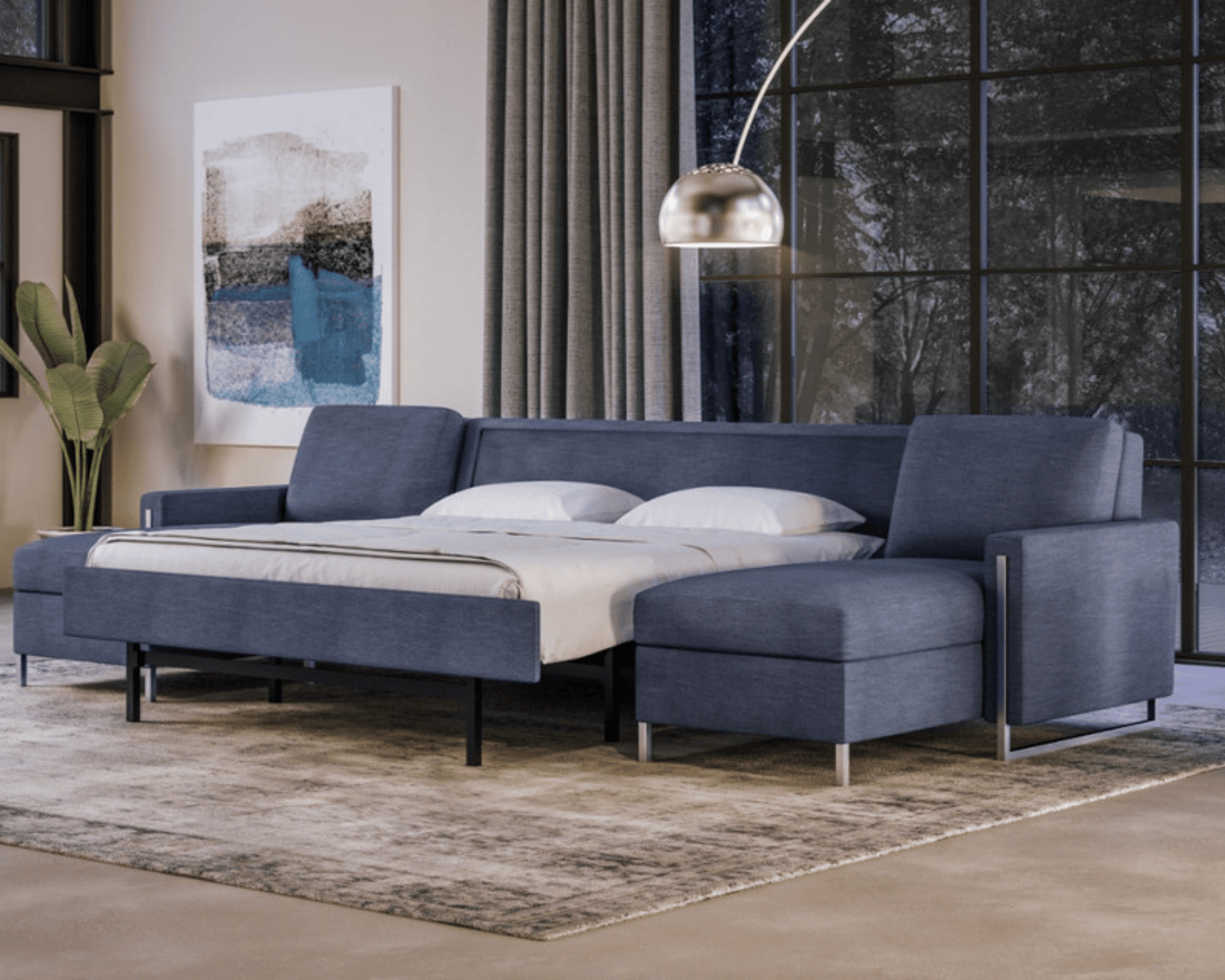 American Leather Sulley Comfort Sleeper Sleeper Sofa modern furniture Contempo Furniture