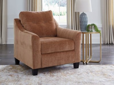 Amity Bay Chair - Orange Arm Chair modern furniture Contempo Furniture